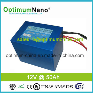 Safe LiFePO4 12V 50ah E-Wheelchair Battery